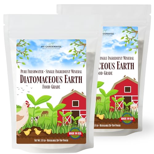 Image of Diatomaceous Earth Food Grade - Diatomaceous Earth (DE) Powder - Pets & Plants Safe - Made in USA (7.6 lb)
