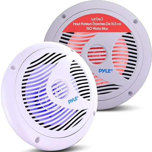 Haut-parleur marin Pyle IP44 étanche pour stopper la rouille audio