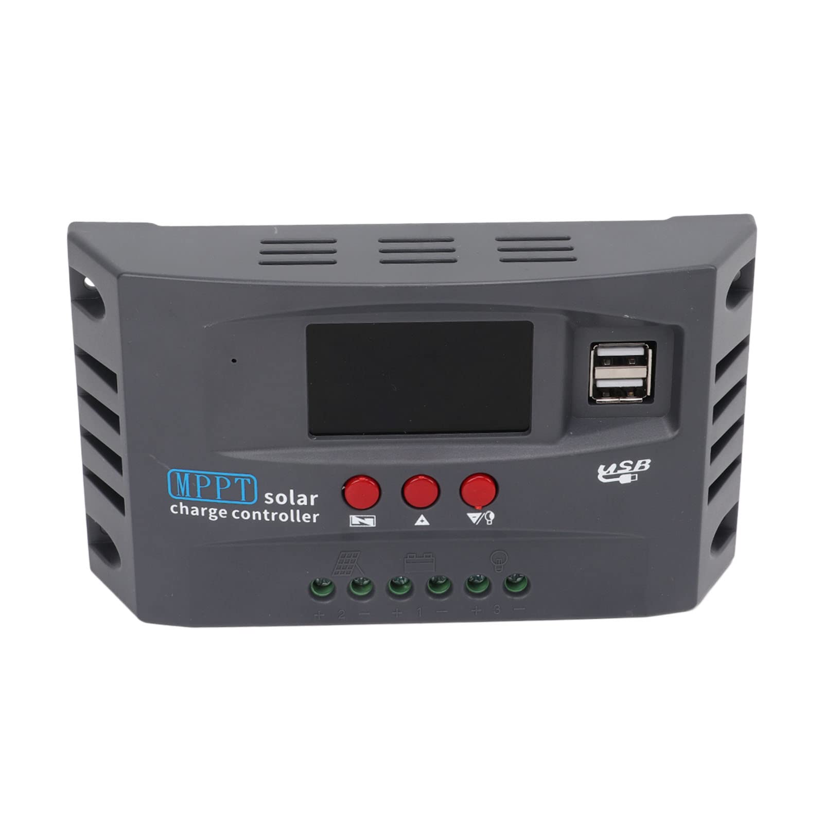 Ubervia® Solar Charge Controller, Automatic Adaptation 12V 24V MPPT Solar Charge Controller for Villas for Solar Billboards for Solar Power Generation Systems-image-17