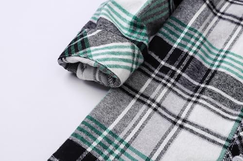 Image of Betusline Boy and Men Button Down Plaid Shirt