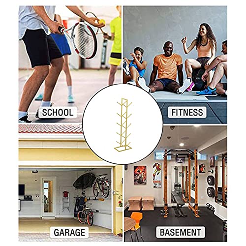 Ballenreks Voetbalhouder Metalen basketbal opslagrek sportuitrusting Organizer voor sportscholen en garage, 5-tier bal… - Image 5