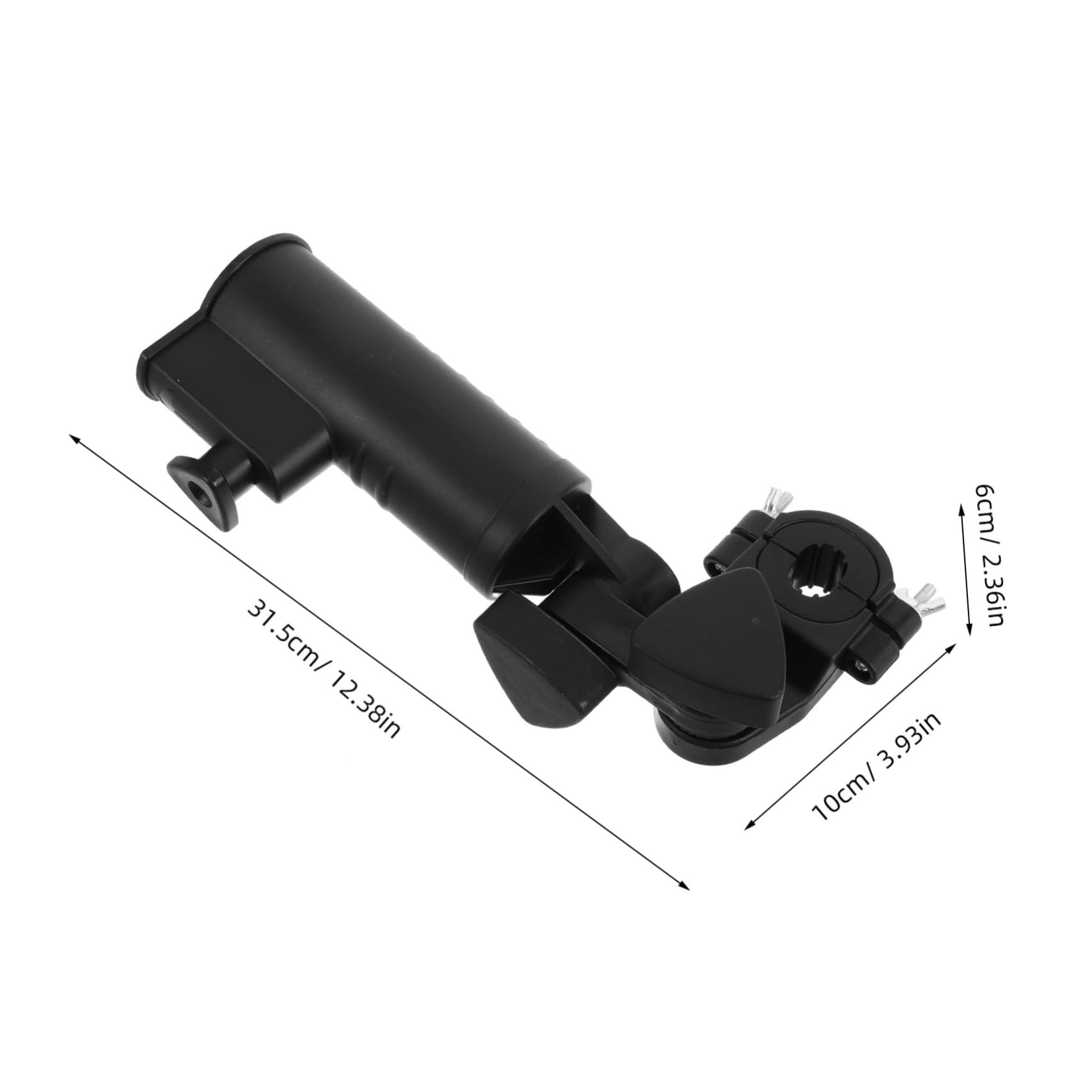 2 Stück Golf Trolley Regenschirmhalter Robuster Schirmhalter für Golftrolley mit Festem Clip Schnelle Montage Wetterfester Golfwagen Schirmständer für Organisiertes