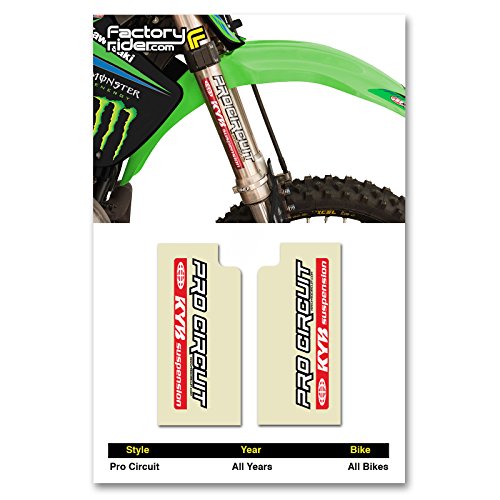 PRO Circuit KYB Fork Stickers for MX Dirt Bikes