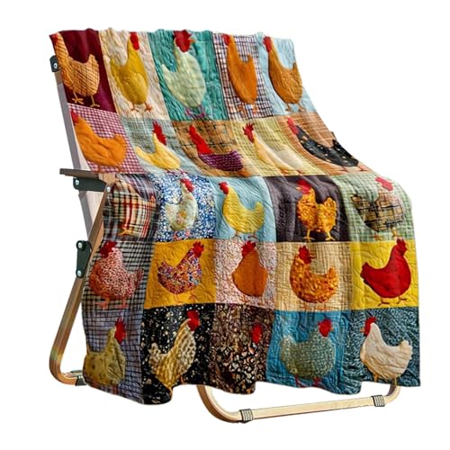 Generico Sábana para cuna de viaje - 29,53 x 39,37 cm en mantas de pollo | Alfombrilla plegable de terciopelo para cuna, sofá de picnic para amigos, para interiores, dormitorio, cumpleaños, inauguraz