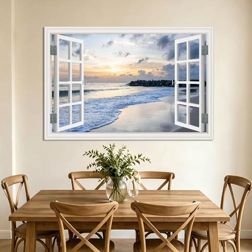Toile décorative paysage nature VHdfgTY trompe-l'œil - 3