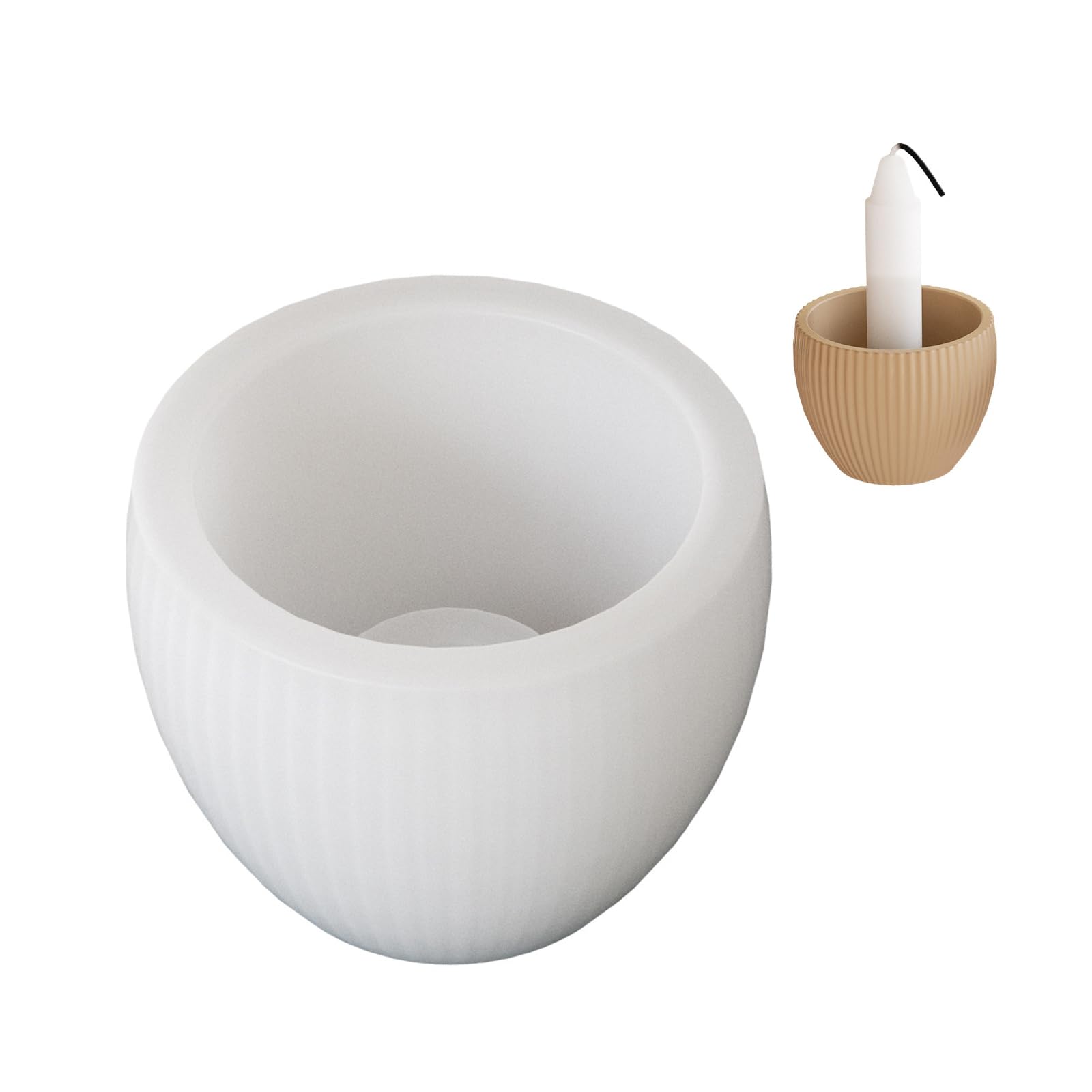 Sturdy Silicone Vase Set Accessory for Resin Plaster Craft Supplies Flower Pots Making Set for Home Decoration Silicone