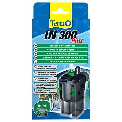 Tetra IN 300 plus Filtro interior - Filtros interiores potentes y confortables para la filtración mecánica, biológica y química