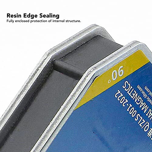 Welding Magnet, Wide Application 2Pcs 90 Degree Welder Fixture 28kg Maximum Pull Out Force 2 Switch for Pipe - Image 3