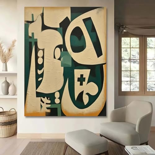 Tableau abstrait sur toile idéal pour réveiller la décoration du salon