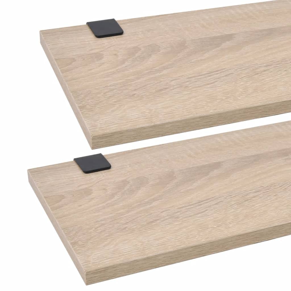 Zestaw mebli łazienkowych, 9-częściowy, beżowy, 150 cm, z umywalką | Drewno wielowarstwowe, 2 lustra 50 x 40 cm, 2 półki 40 x 20 cm, białe umywalki ceramiczne, chromowane baterie