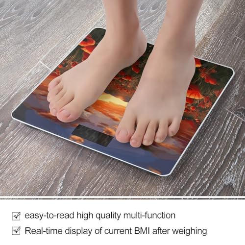 Báscula Digital de Baño FekiLoot con Pantalla Grande miniatura 5
