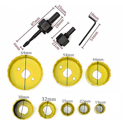 Set de brocas para madera y metal 11 piezas miniatura 2