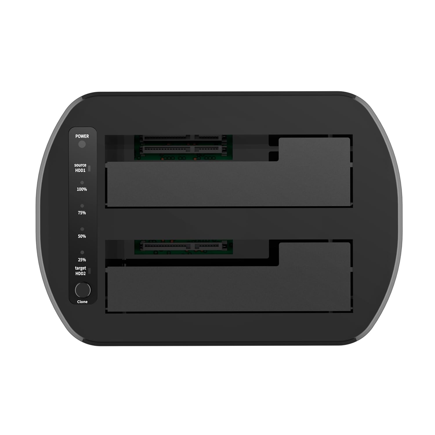 AISENS - ASDS-D03B stacja dokująca SATA 2,5/3,5 A USB 3.0/3.1 Gen1, Clone, czarna