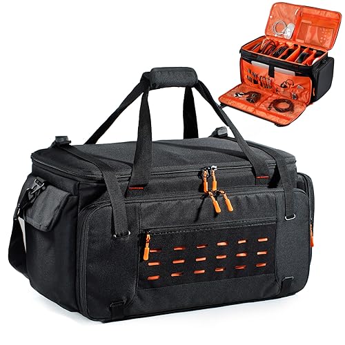 Original Gig Bag - Heavy Duty Dj Bag - Dj Cable Bag - DJ Equipment Bag - Cabel Organizer Bag for Musician , Gear Storage Organizer Bag for Dj Accessories