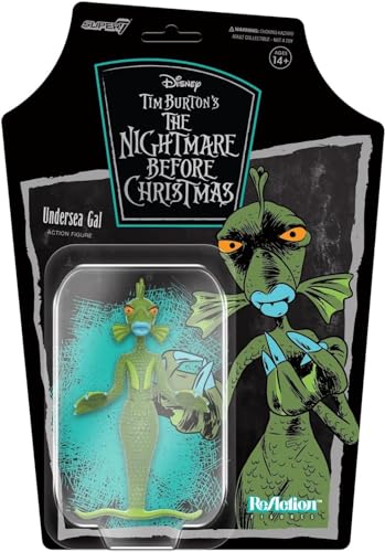 Figurine Undersea Gal Reaction de Super7 un objet de collection L'Étrange Noël de Monsieur Jack