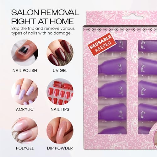 Beauticom 10PC Kit para Arte de Uñas Removedor Gel miniatura 3