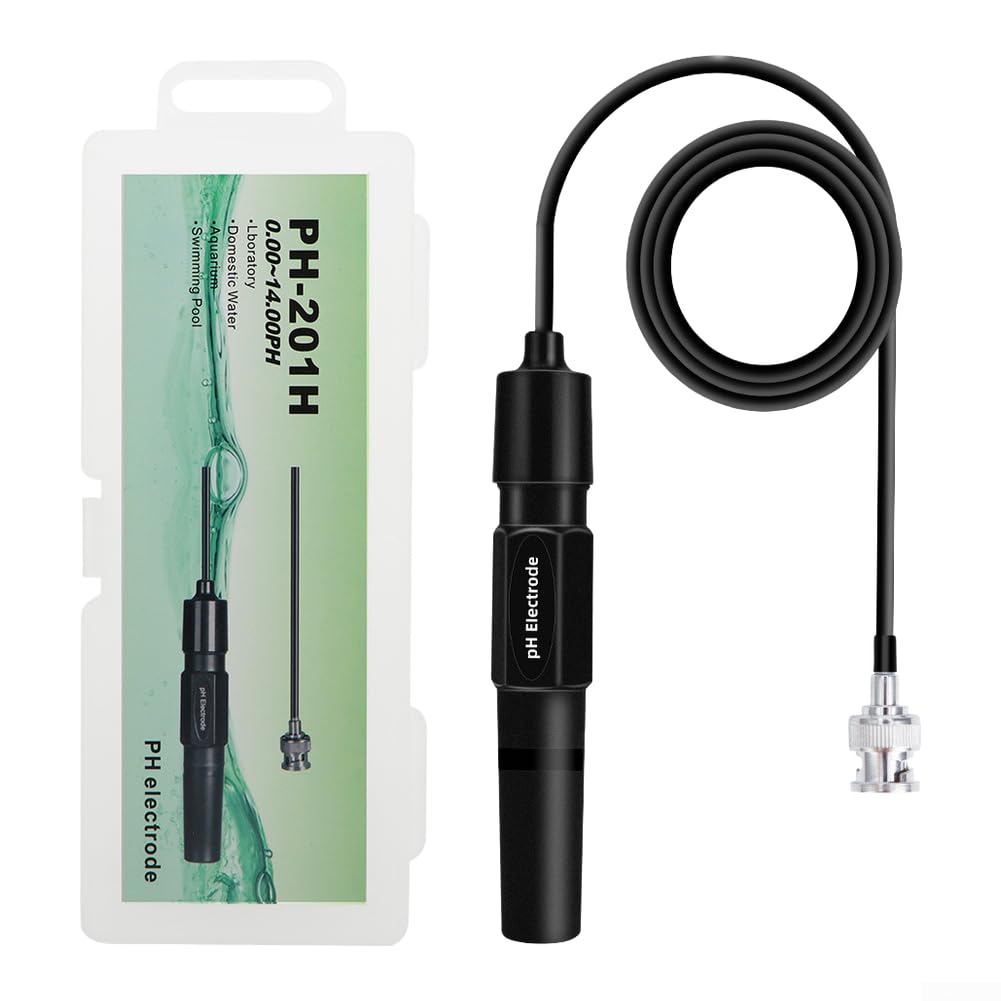 Electrodo de pH Digital con Cable 116cm Impermeable(1.2m)