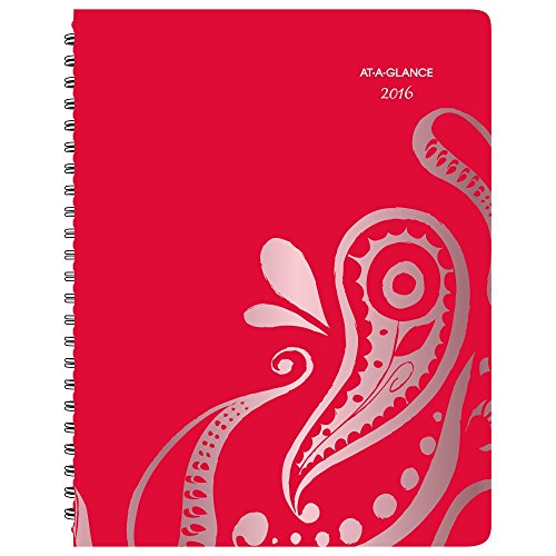 AT-A-GLANCE Weekly / Monthly Appointment Book / Planner 2016, Playful Paisley, Premium, 8.5 x 11 Inches (952P-905)