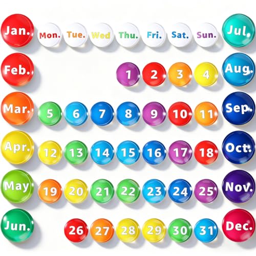 Tellegloww ��^�}�O�l�b�g�J�����_�[�ԍ��ƌ� �T ���E���h �K���X �①�� �J�����_�[�}�O�l�b�g �X�P�W���[���p �z���C�g�{�[�h/����/����/�w�Z/�I�t�B�X�p (���C���{�[�J���[�A�N���V�b�N�X�^�C��) 50��