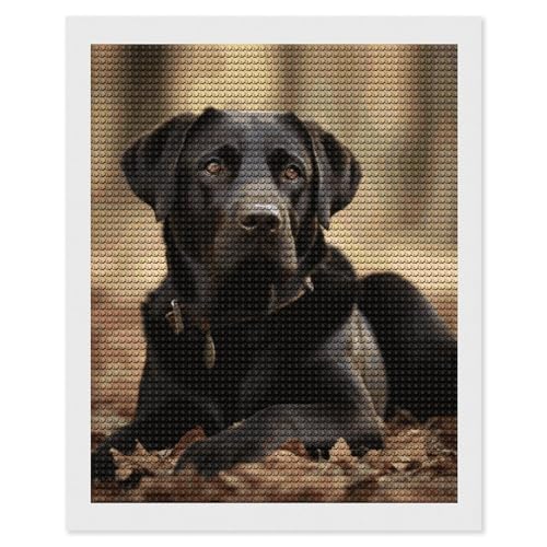 Peinture diamant 5D Labrador pour adulte : une activité créative et relaxante à la maison