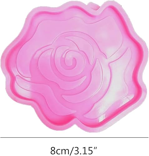 Miniatura 6 de Molde de resina con forma de flor de rosa, molde de fundición epoxi para resina epoxi, fabricación de joyas