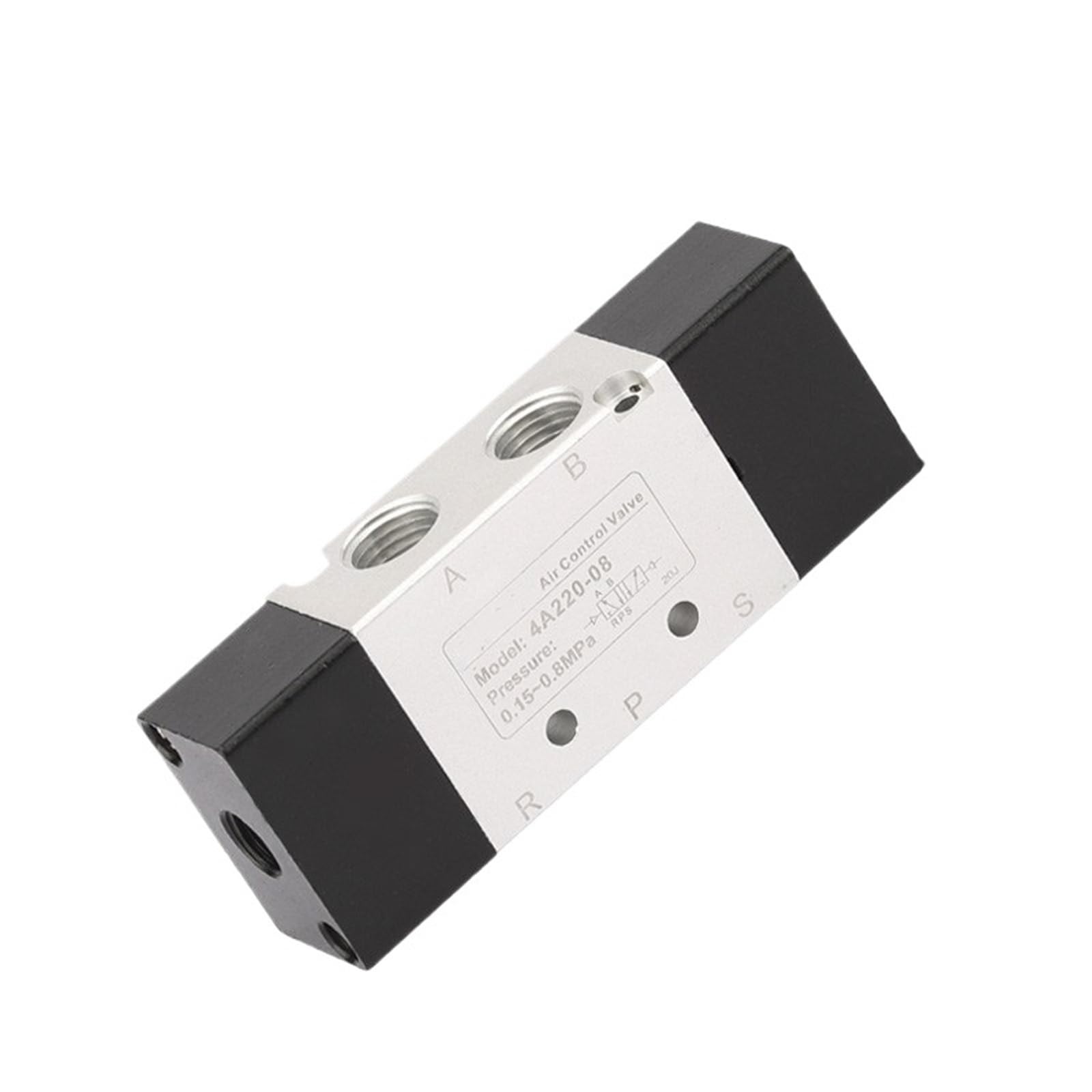 1/4 inch Air Valve 4A220-08 5 Way 2 Pos Pneumatic Air Control Solenoid Valves Inlet Outlet 1/4" BSPT