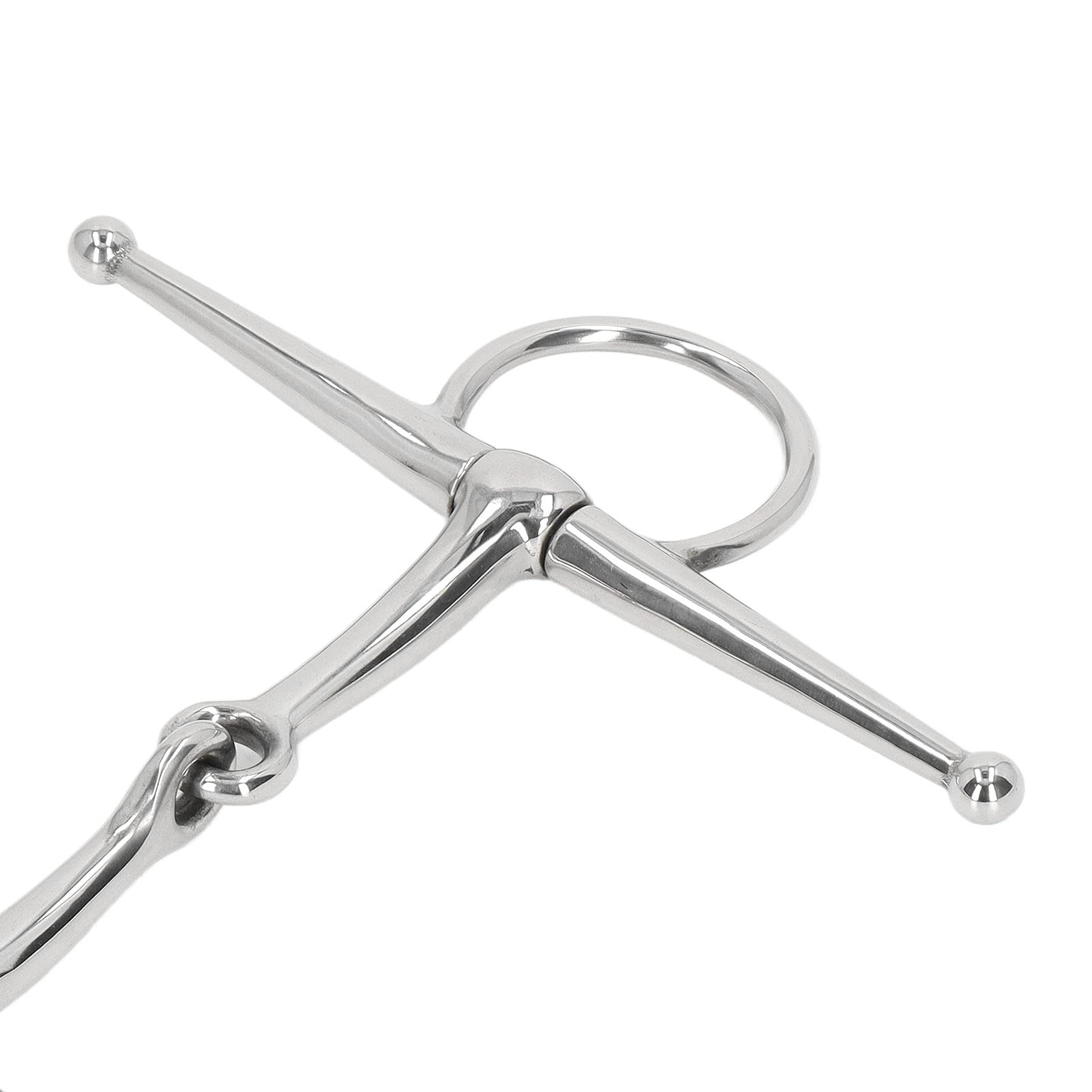 Morso snodato ad Anello per Cavallo , morso per Cavallo Compatto per Bocca da 125 mm per Allevamento di Cavalli