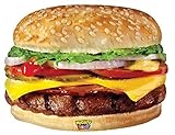 Mighty Cheeseburger Mighty Bright Large 31' Photographic Helium Shape Balloon Cheese Burger