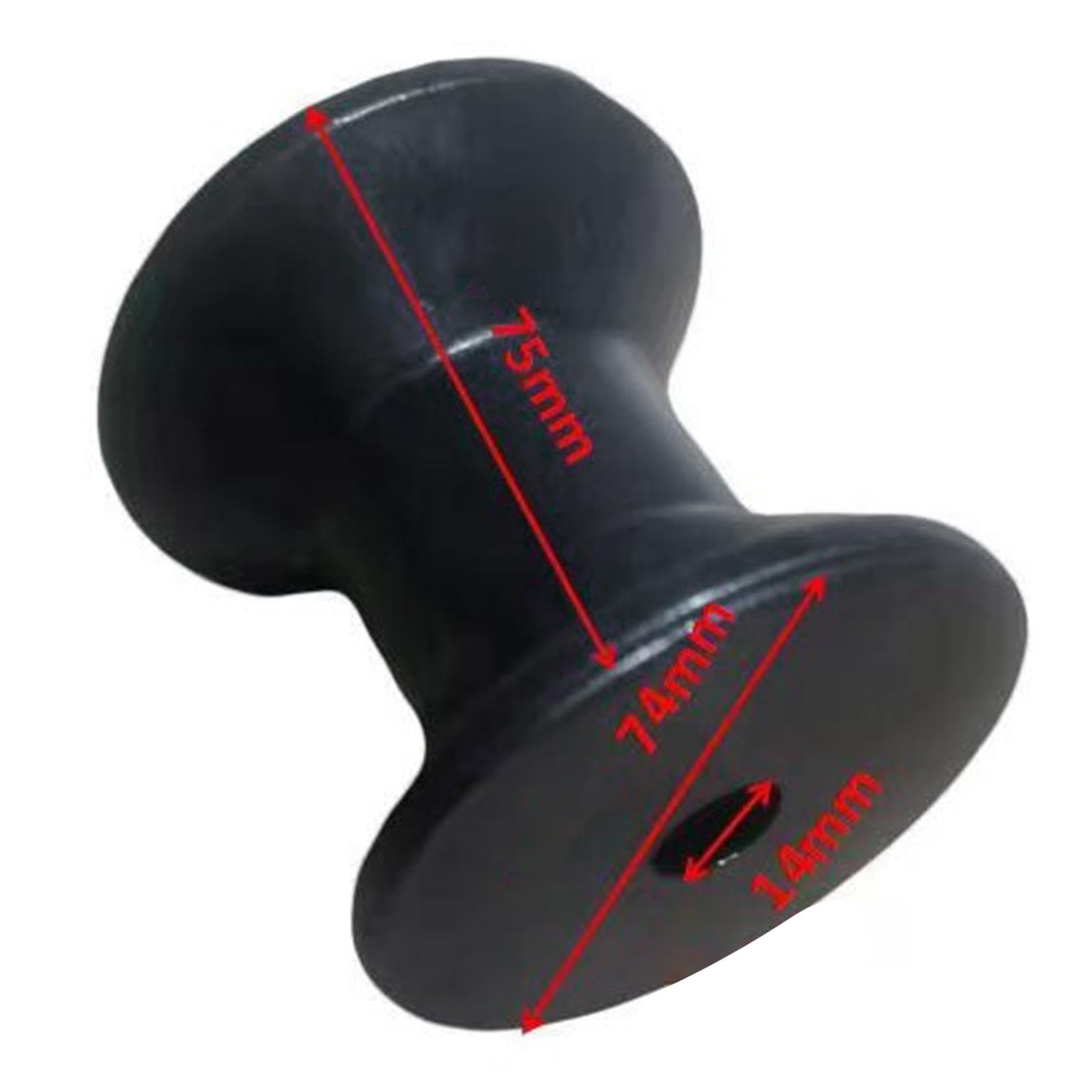 UGPLM Marine Boat Trailer Roller Accessories, 3 inch, Modification Boat Trailer Stop Roller for Warehouses Premium Sturdy