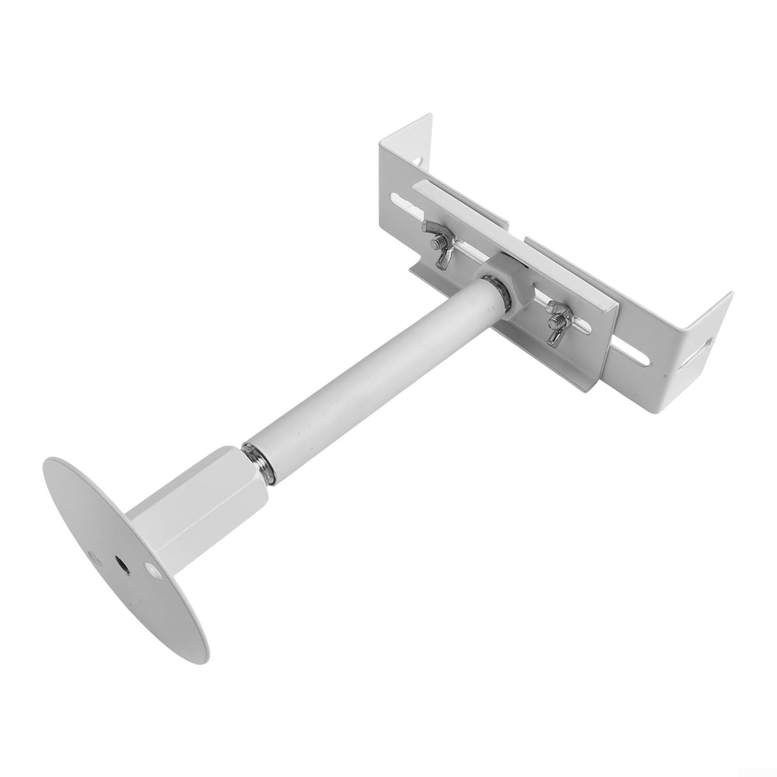 Supports de radiateur réglables en aluminium, supports de chauffage, structure épaisse pour plus de stabilité, résistant à la buée au sel, blanc, 2 pièces (réglable 21-26 cm)