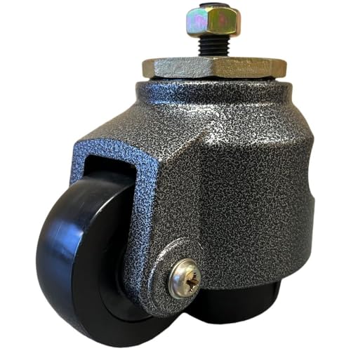 S-Type Leveling Caster Nylon Wheels 100S Hexagon Top Plate with Bolt & Nut Included