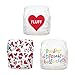 Charlie Banana 3 Diapers Plus 6 Inserts, Fluffy Love