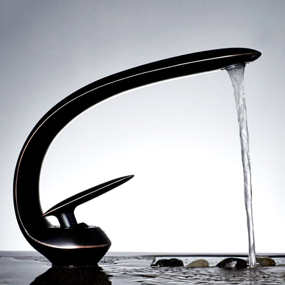 Robinet d'installation de pont à poignée unique avec mitigeur eau chaude et froide - 8