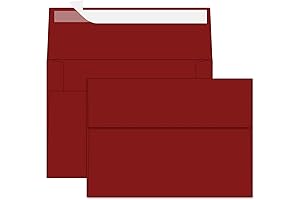 Red 4x6 Envelopes for Wedding Invitations and More