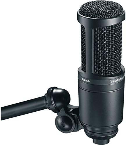 Microfone audio-technica AT2020 Pro Cardioide Condensador, Preto,...