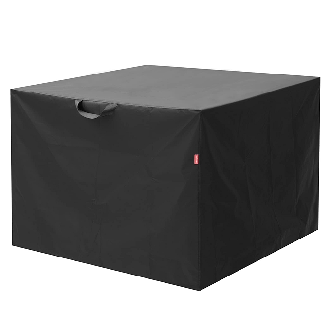 耐用方形户外火盆罩，100%防水防裂，防风防尘挡泥罩