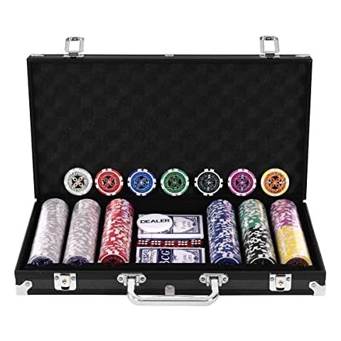 DREAMADE Poker-Set mit 300 Poker Chips Cover
