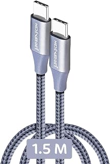Heden Seger [USB-IF Certified Gen 2 10 Gbps USB C to USB C Cable fast charging 1.5m (USB C Monitor Cable, 100W USB C Cable fast charging) with 8K Video and 100W