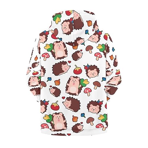 Zip Up Hoddies with Pocket for Kids Boys Girls Light Weight Long Sleeve Warm Stretch Hooded Casual Coat Top2