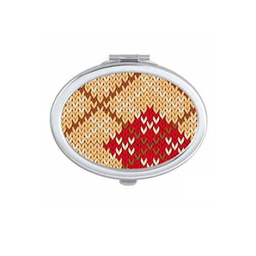 Miroir compact ovale élimine les reflets flous pour un maquillage parfait partout