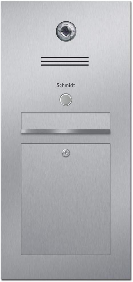 Briefkasten mit Klingel und Briefkasten Sprechanlage 2025 36 Briefkasten Videosprechanlage B2 Gira - Briefkasten mit Kamera