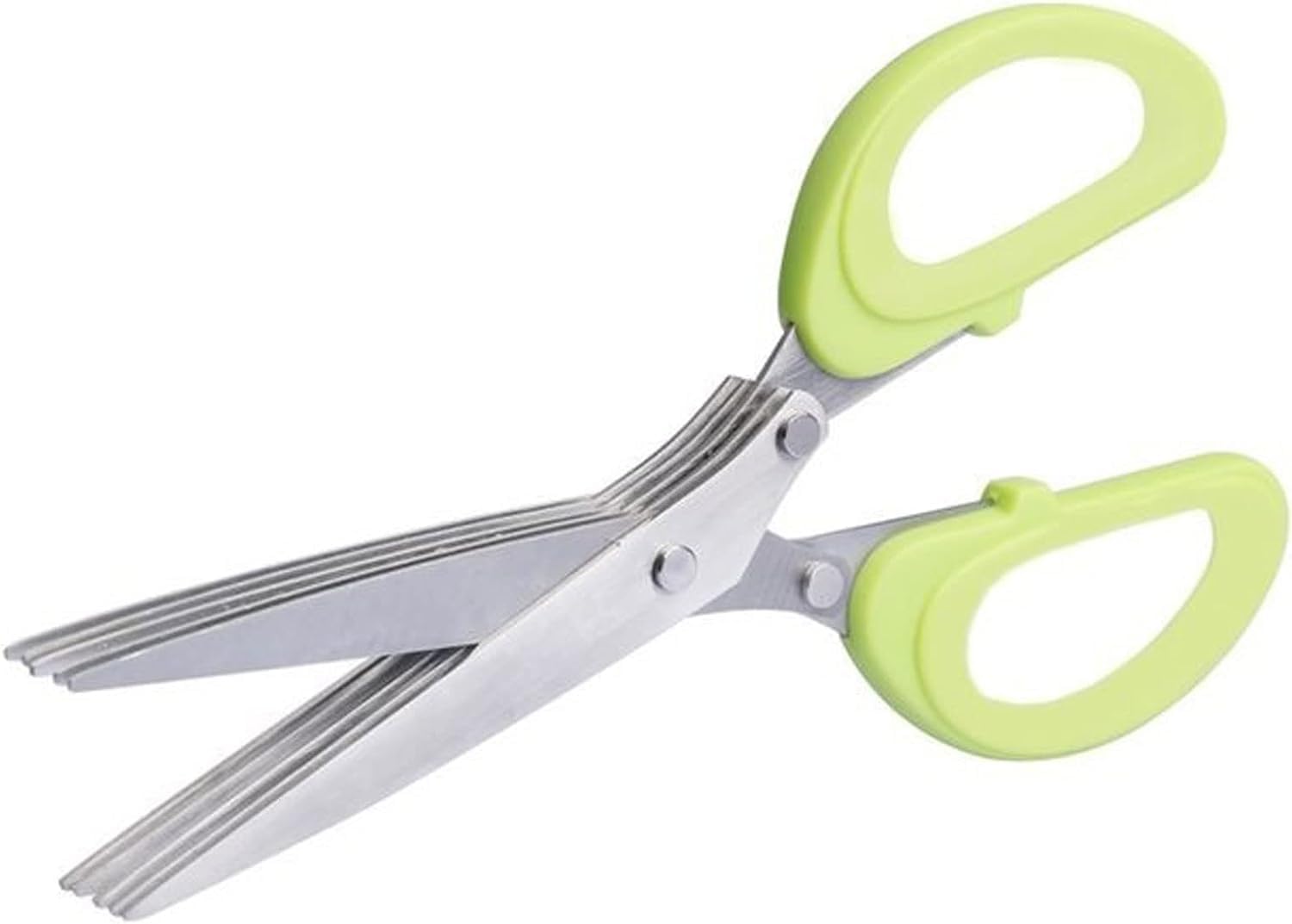 Tijeras de Cocina, Tijeras de Cocina, Tijeras para Picar Cebolla, Hierbas, Algas, Especias, Hojas para Picar, Tijeras Multicapa, Cortador de cebolleta, Herramienta Multiusos para Picar