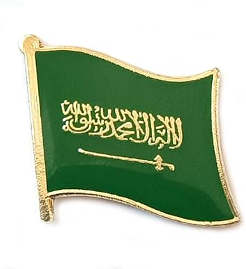 OSdream Many Country District National Flag International Travel Small Pins Enamel Made Metal Souvenir for Hat Clothes Backpack Saudi Arabia
