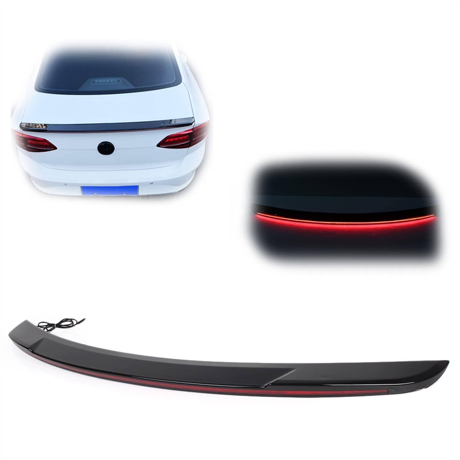 Becquet arrière pour Mazda Axela 2012-2018 finition ABS LED