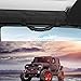 moveland 4 x Grab Handle Compatible with Roll Bar Grab Handles Jeep Wrangler YJ TJ JK JL Sports Sahara Freedom Rubicon X & Unlimited 1987-2023 (Black)