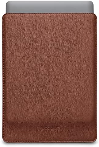 WOOLNUT Leather Sleeve Case Cover for MacBook Pro 13 & Air 13/13.6 inch - Cognac