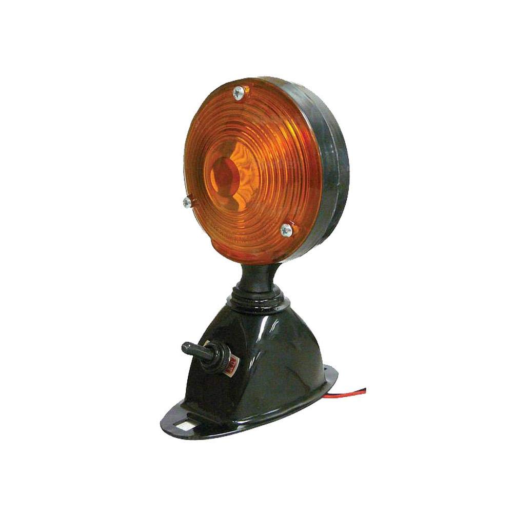 Light Assembly - 12V Safety Flasher w/Switch Round Fits Ford 4100 2600 4600 2810 7600 3500 2310 4000 4140 6700 2110 2120 3910 3600 2000 4610 5600 3610 7700 4110 6600 2610 7000 335 5000 3000 2910