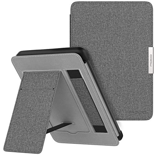 MoKo Case for Kindle Paperwhite, Premium PU Leather PC Hard Shell Smart St