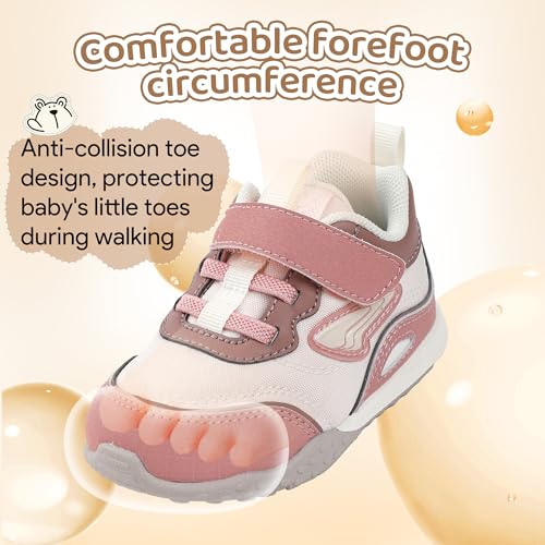 Dr Kong Toddler Baby Shoes Boys Girls Infant Barefoot Sneakers Non Slip Lightweight Breathable First Walkers 6-24 Months2