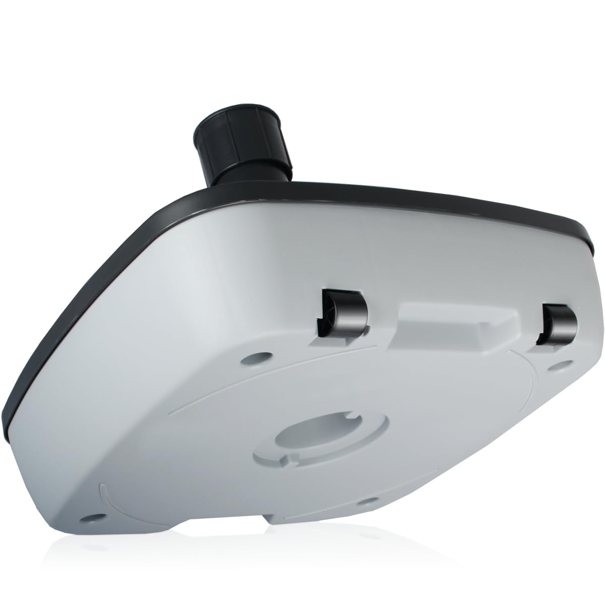 Stimo Premium Sonnenschirmständer für 3,5-5cm mit Rollen Schirmständer rollbar Grau Schirmfuß befüllbar bis 40kg
